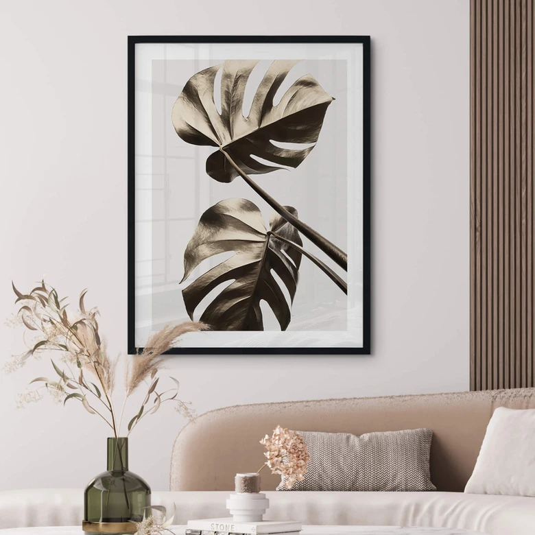 Poster 1X Studio - Goldene Monstera 