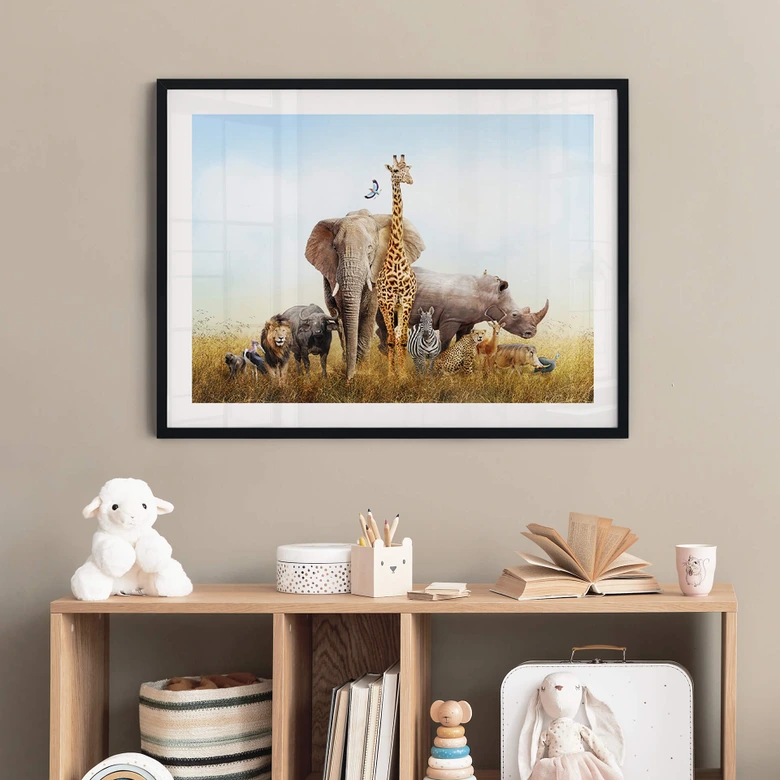 Poster Animaux africains 