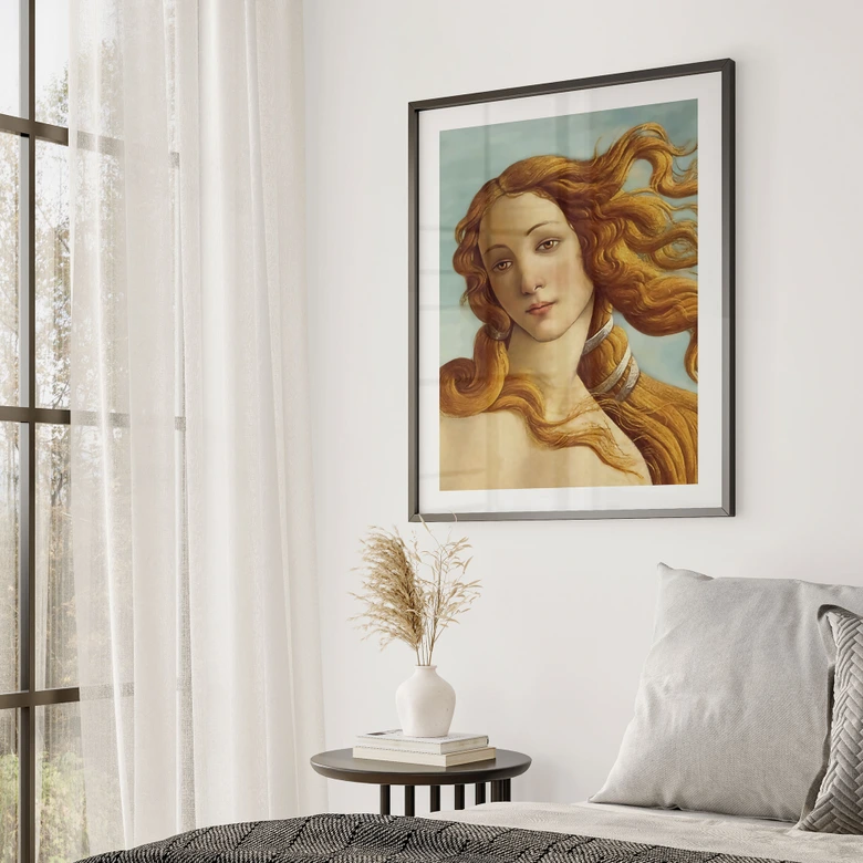 Poster Porträtt av Venus - Inspirerad av Botticelli 