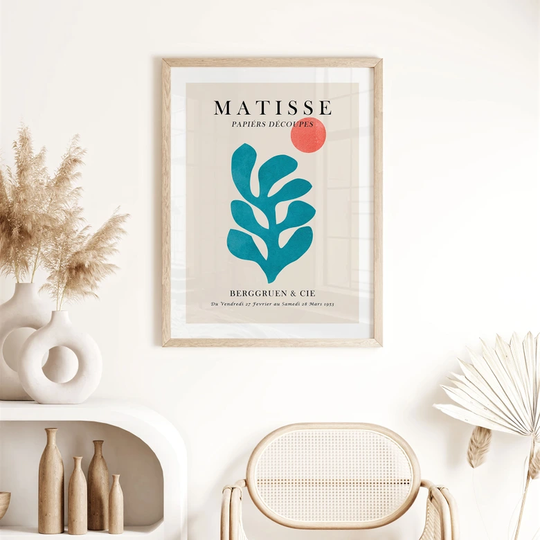 Poster utställning Paris 1953 i Matisse-stil - Costa 