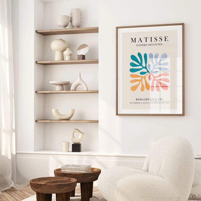 Póster estilo Matisse Papiers Découpés - Costa 
