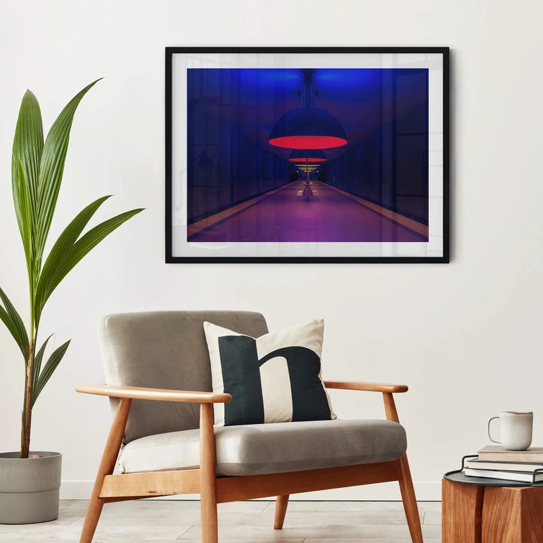 Poster Dauer - U-Bahnstadion "Westfriedhof" in München 