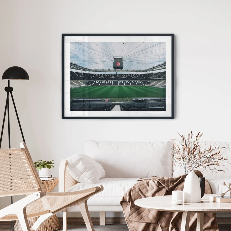 Plakat Eintracht Frankfurt - Trybuna stadionowa 