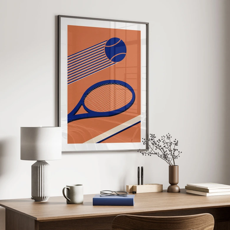 Poster Retro Tennis - Feist 