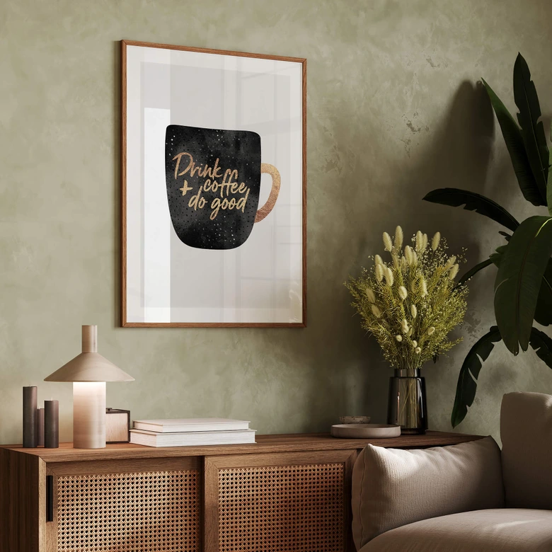 Poster Fredriksson - Drink coffee and do good 