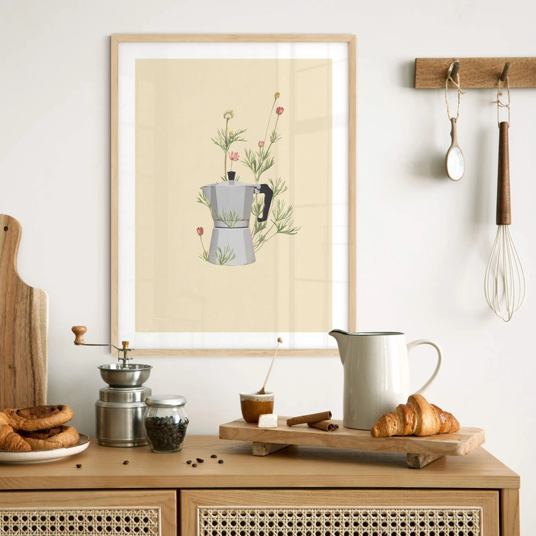 Poster Frida Floral Studio - Flower Coffee 