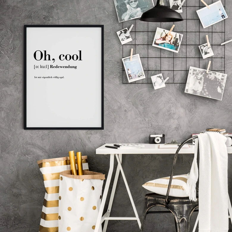 Poster Grammatik - Oh, cool 