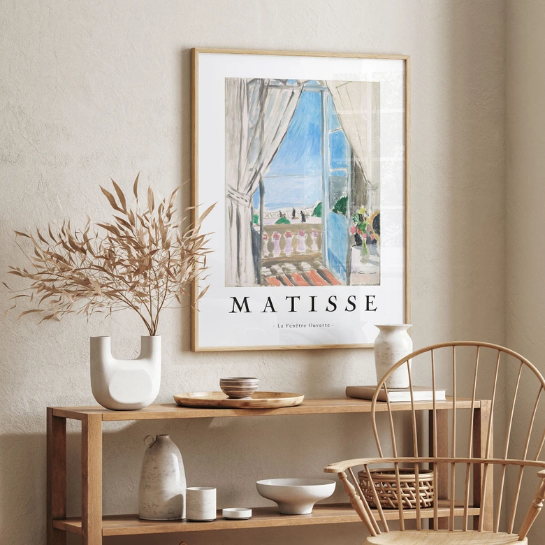 Póster La Fenêtre Ouverte - Matisse 