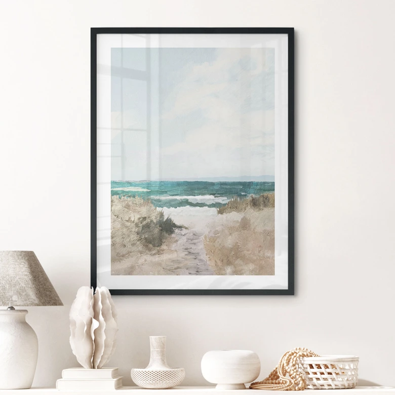 Poster Dünenweg zum Strand - Hobday 