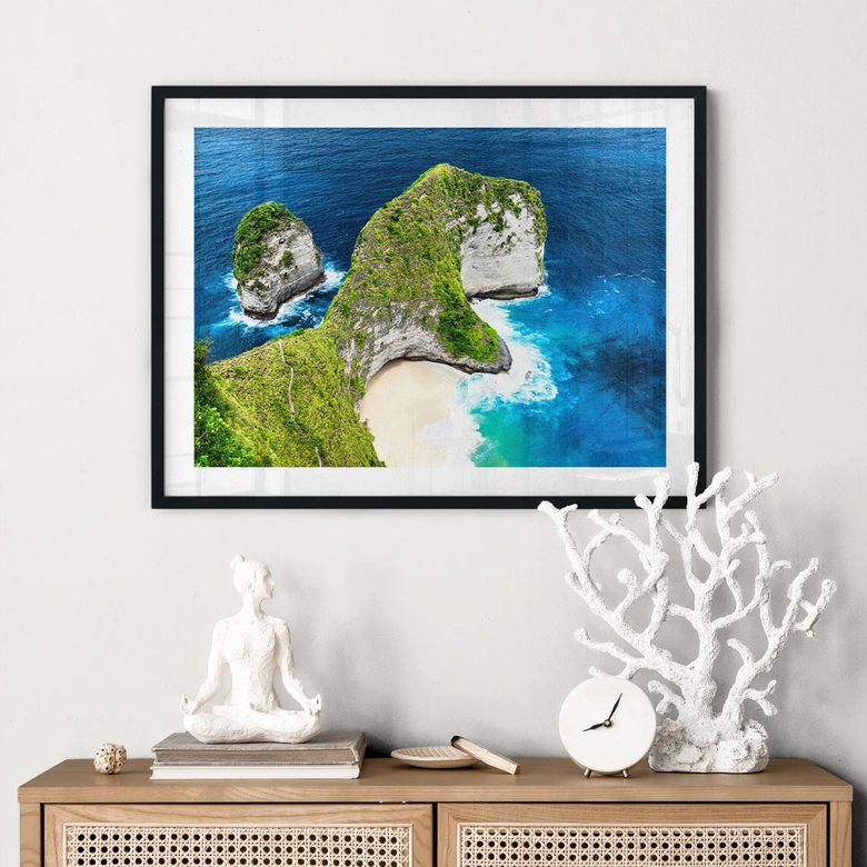Poster Felsenküste von Nusa Penida - Hugonnard 