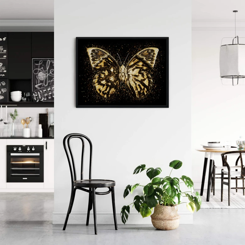 Póster Hugonnard - Mariposa dorada 