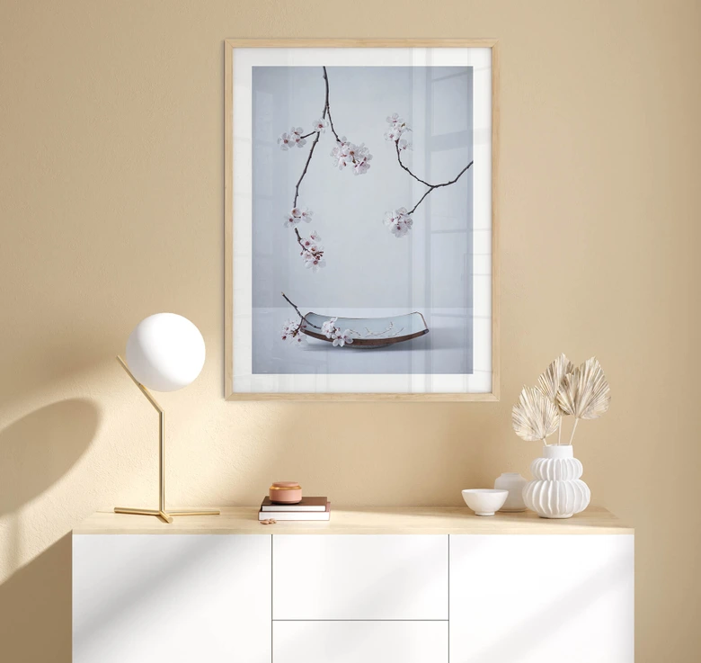 Póster Karpova - Spa y Zakura - Naturaleza muerta floral de primavera 