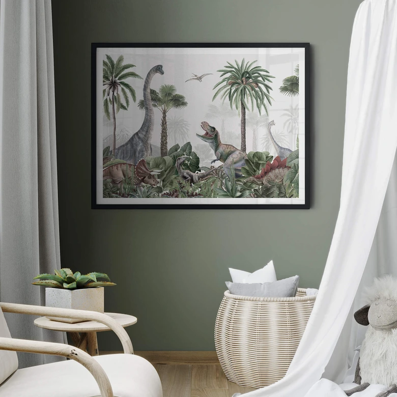 Poster Kikki Belle - Les aventures des dinosaures 