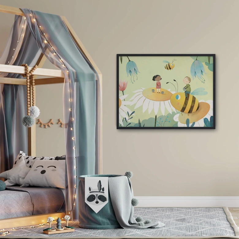 Poster Loske - Honigbienen 
