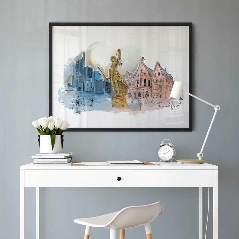 Poster Frankfurt - Love your City 