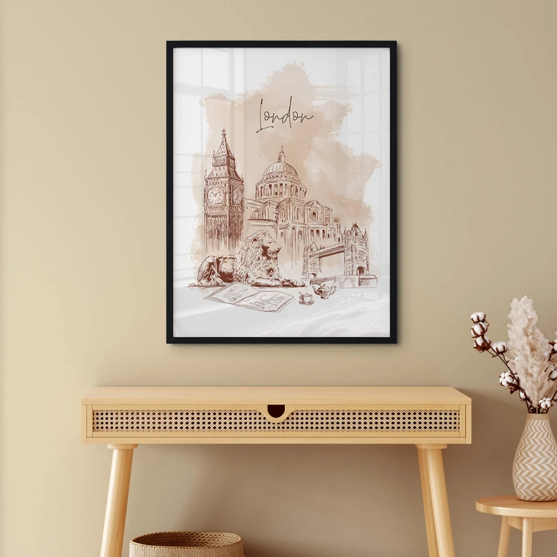 Plakat Londyn - Pokochaj swoje miasto 