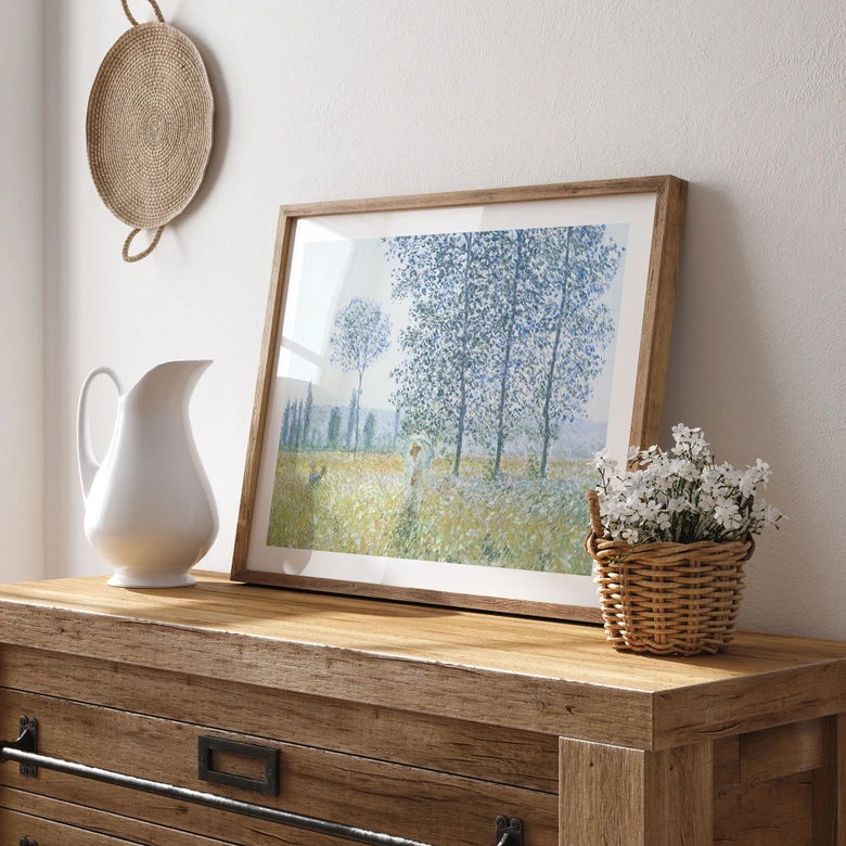 Plakat Monet - Marker om foråret 