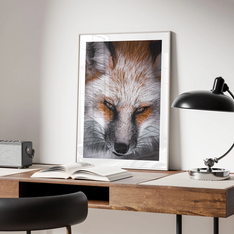 Poster Tierporträt Rotfuchs - Nagi 