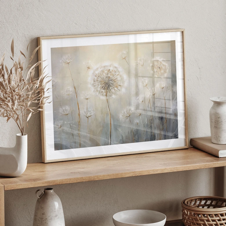 Poster Pusteblumen-Traum im Frühling - Paksoylu 