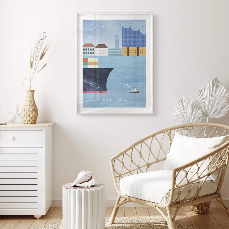 Plakat Rivers - Hamburg 