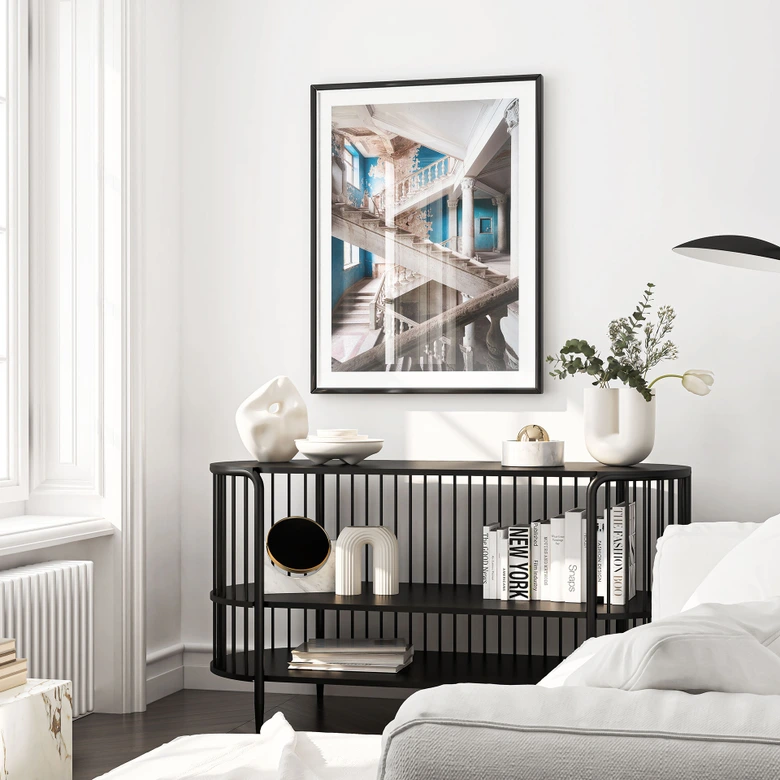 Poster Imponerande trappa med gammal charm - Robroek 