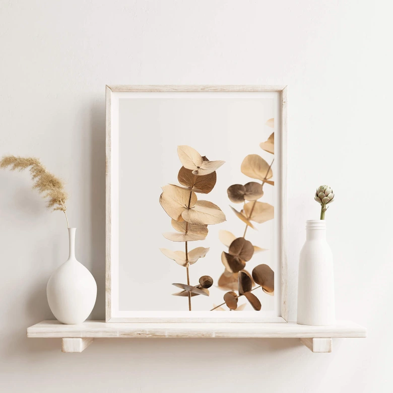 Poster 1X Studio - Goldener Eukalyptus 