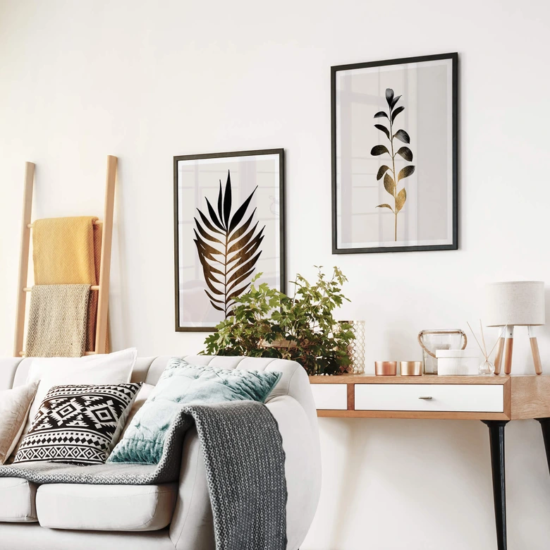 Poster Kubistika - Monochromatica 