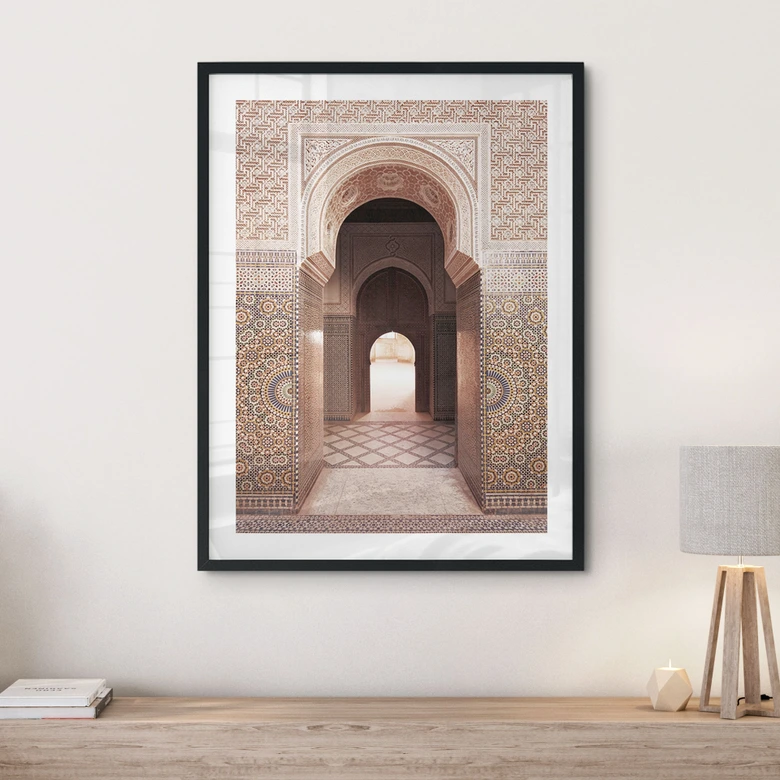 Póster Puerta oriental con mosaicos - Sisi & Seb 