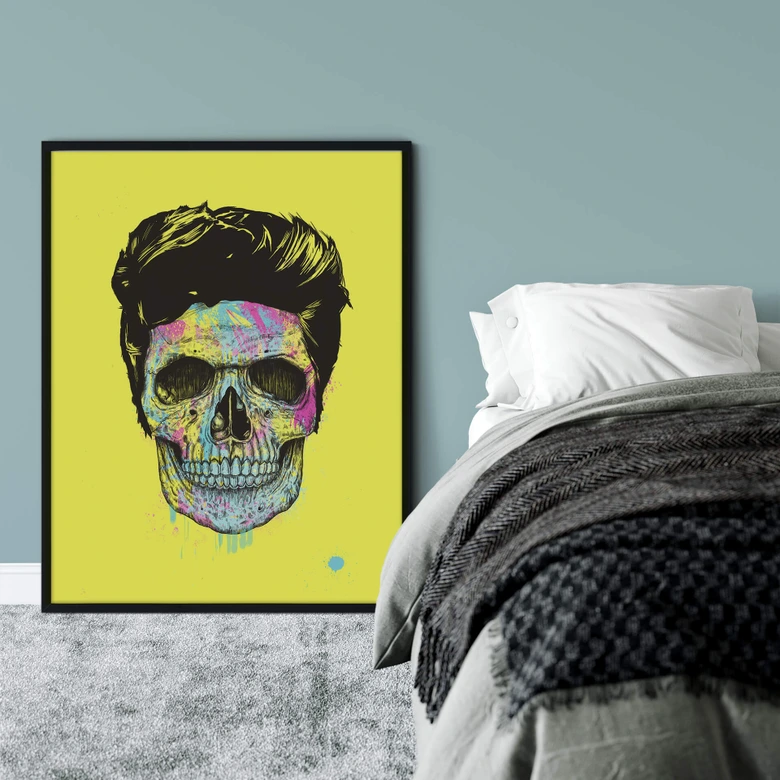 Poster Solti - Bunter Schädel 