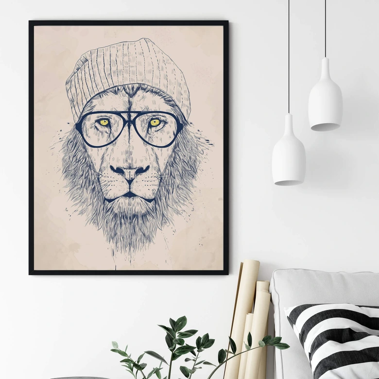 Poster Solti - Cool lion 