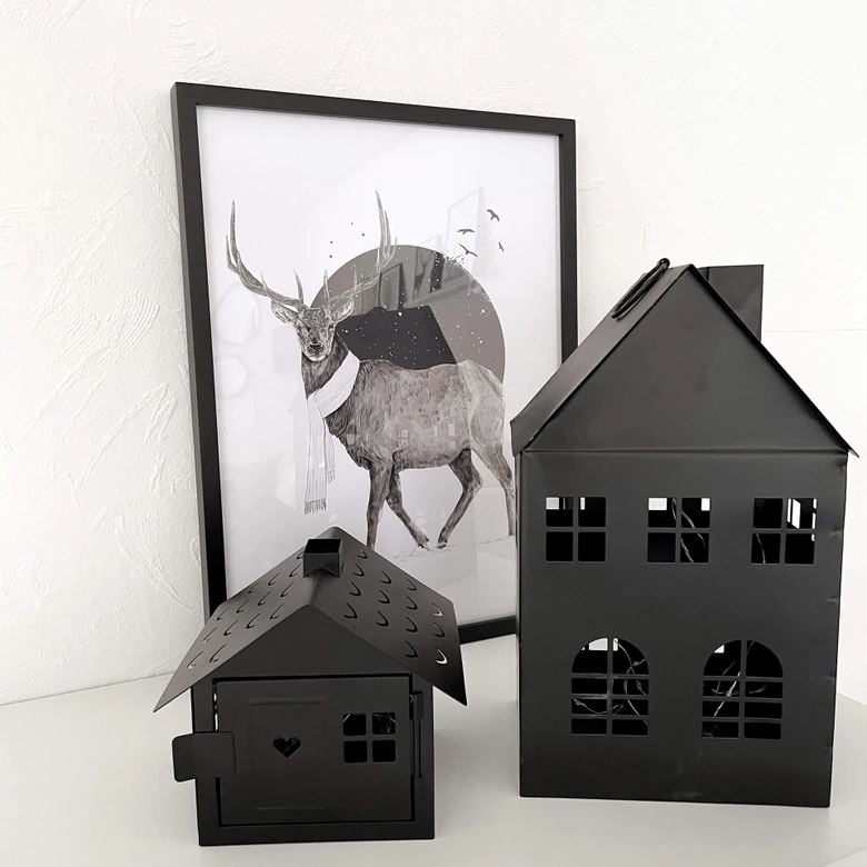 Poster Solti - Hirsch im Winter 