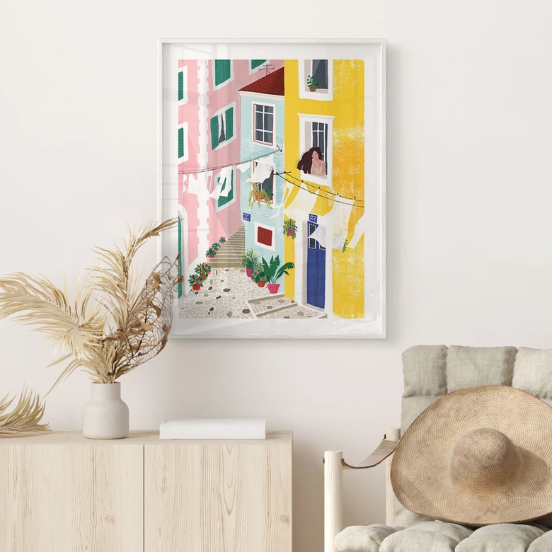 Poster sommarhus illustration - Tomljanovic 