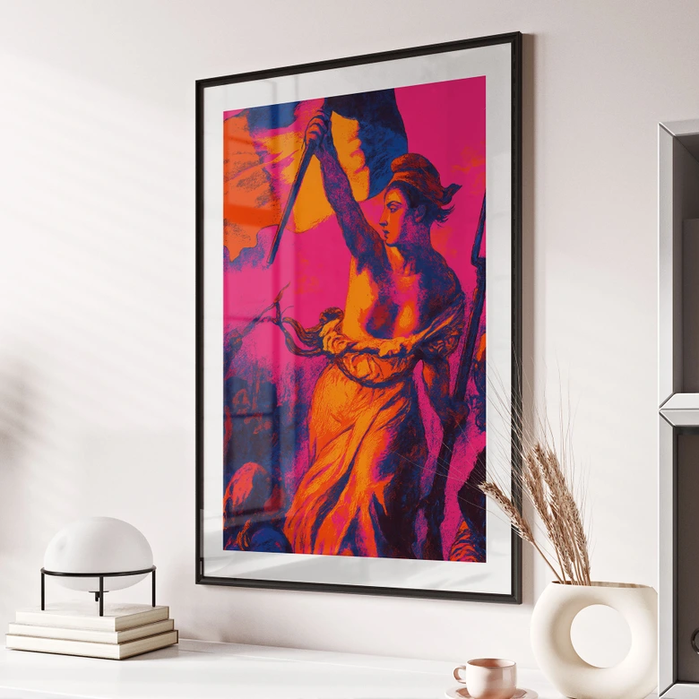 Plakat for frihedskæmpere i popkunst - Treechild 