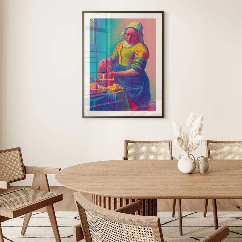 Poster Milchmagd - Pop Art - Treechild 