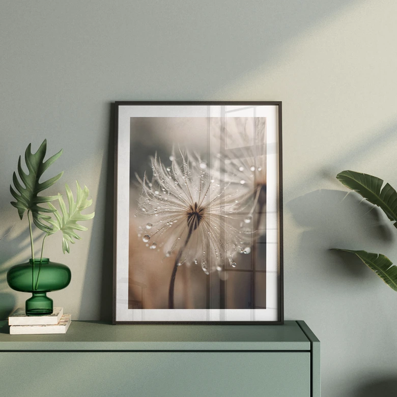 Poster Maskros i morgondagg - Treechild 