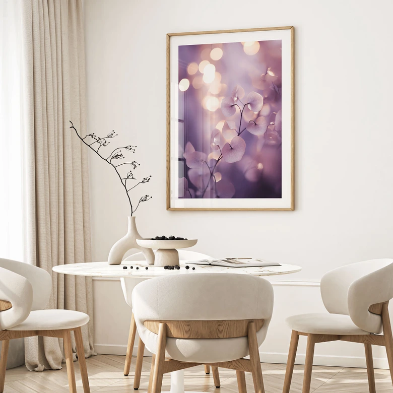 Poster Zarte Orchidee in Lila - Treechild 