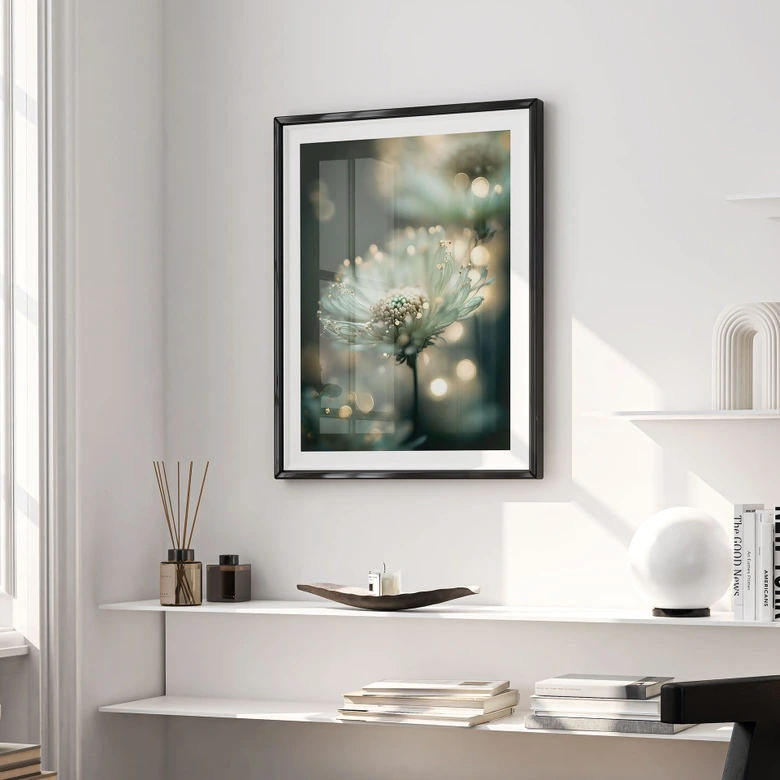 Plakat Delikatny blask kwiatów - Treechild 