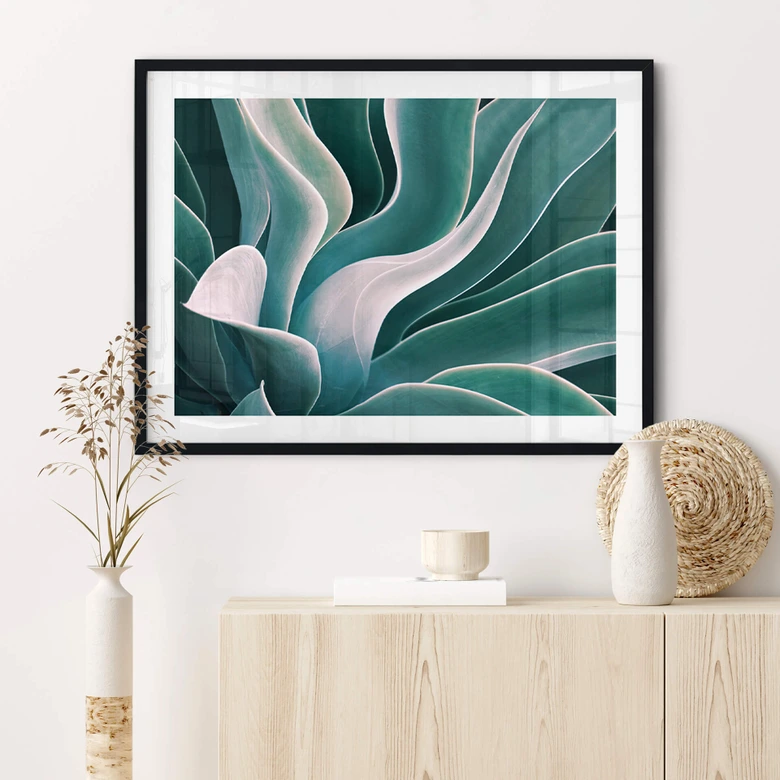 Poster Wechsler - Agave in de Ochtend 