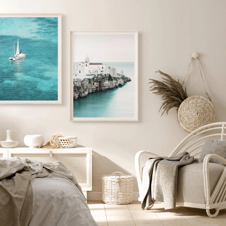 Póster Colombo - Casco antiguo de Apulia 