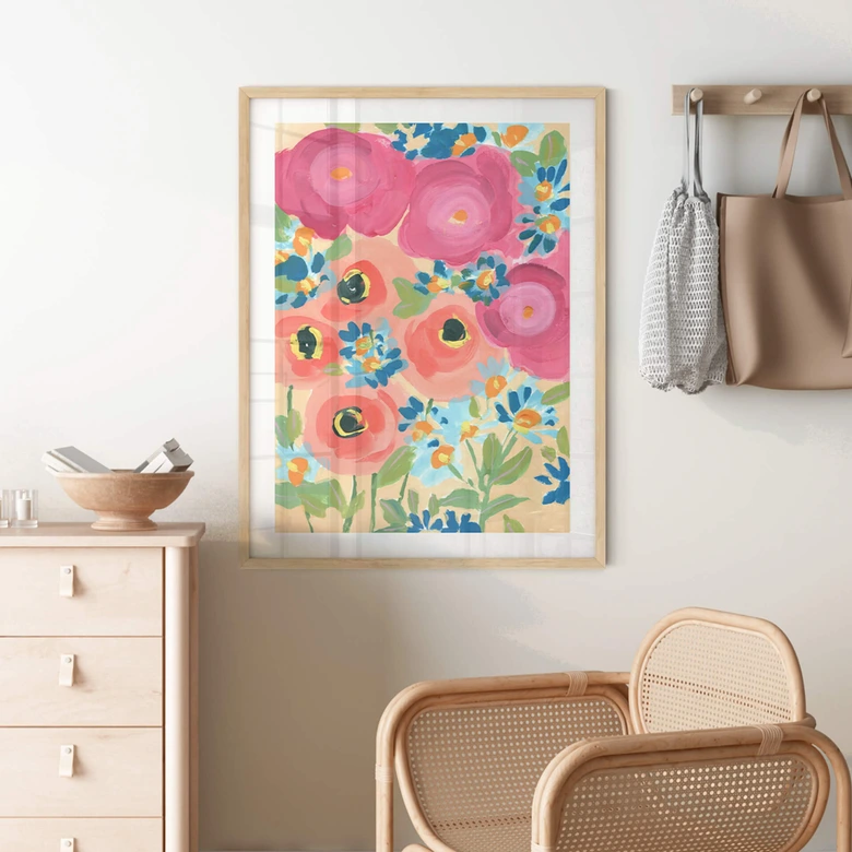 Poster Zwara - Bright Flowers 