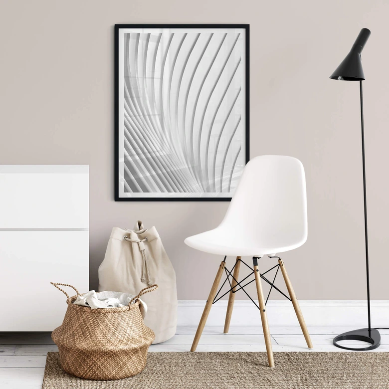 Poster Budny - Harmonische Linien 