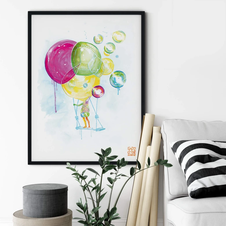 Póster Buttafly - Pensamientos voladores 