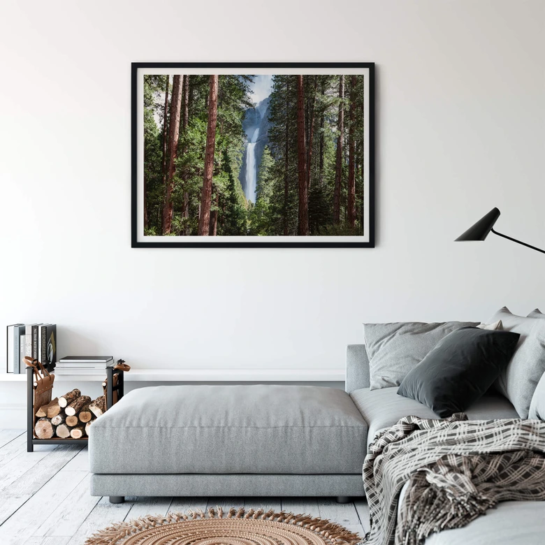 Poster Colombo - Wasserfall im Wald 