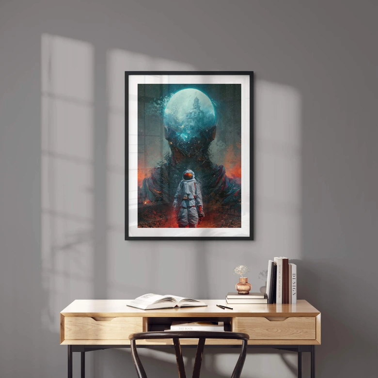 Poster Heine - Astronaute en voyage - Astro Cruise 