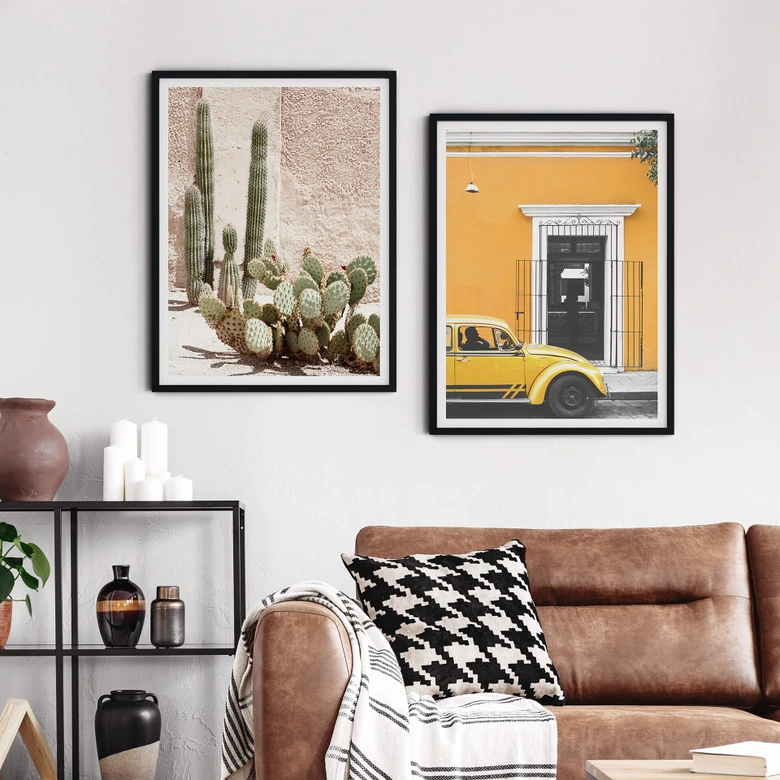 Poster Hugonnard - Taxi in Mexico 