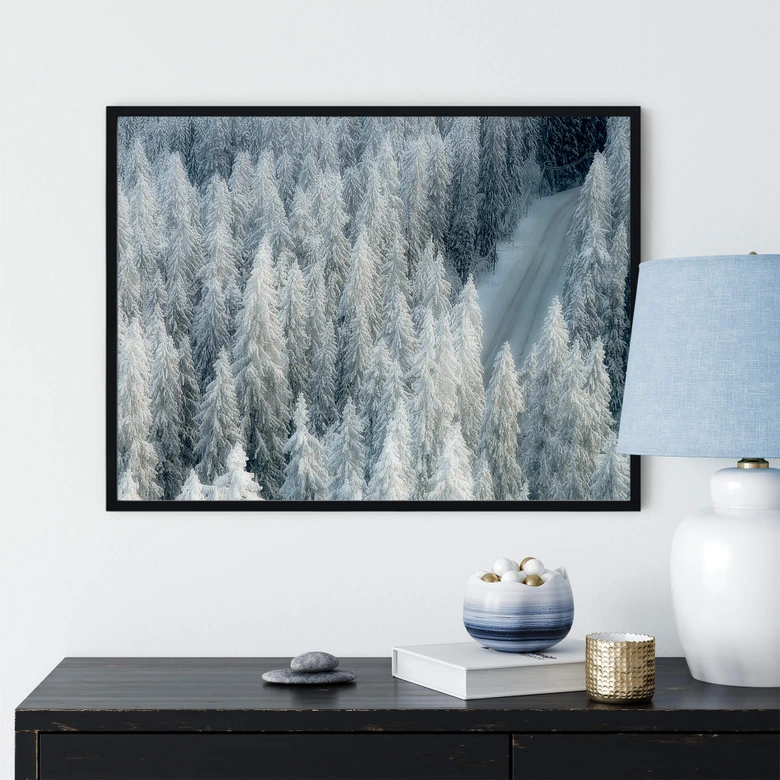 Poster Kalliolahti - Weisser Winter 