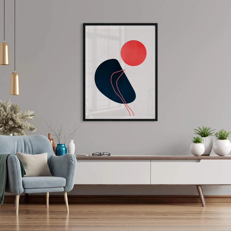 Poster Kubistika - Abstraktion 