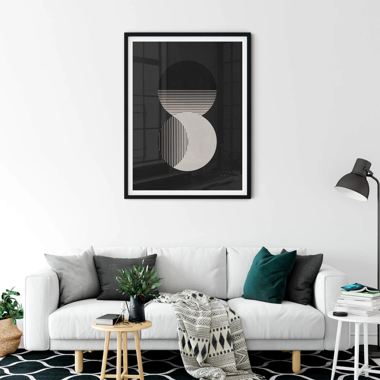 Plakat Orara Studio - Księżyc i Słońce 