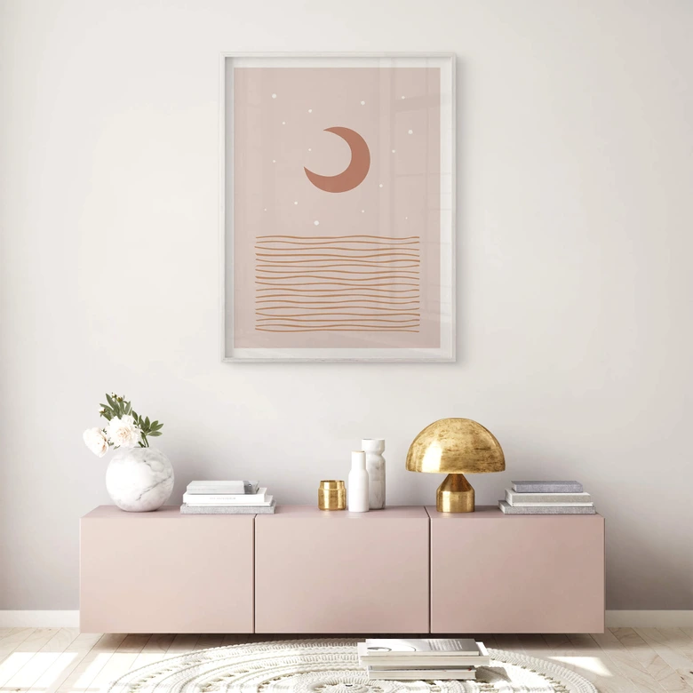 Poster Orara Studio - Rött månsken 