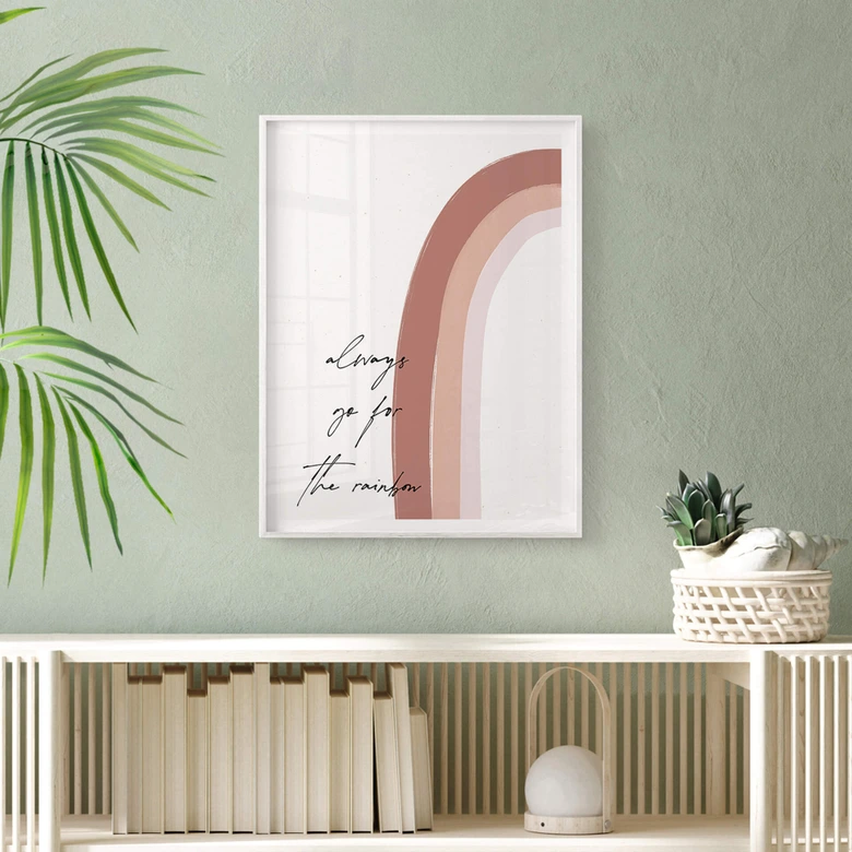 Póster uplusmestudio - Apuesta siempre por el arco iris 